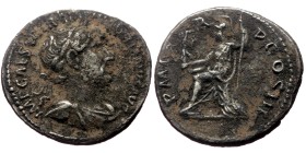 Hadrian (117-138). AR, Denarius. (Silver, 3.12 g. 17 mm.) Rome.
Obv: IMP CAESAR TRAIAN HADRIANVS AVG. Bust of Hadrian, laureate, draped, right.
Rev:...