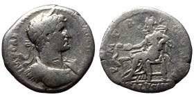 Hadrian (117-138) AR Denarius (Silver, 18mm, 2.88) Rome 117 
Obv: IMP CAESAR TRAIAN HADRIANVS AVG, laureate head of Hadrian to right
Rev: PM TR P COS ...