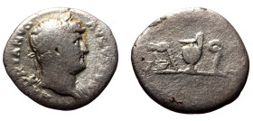 Hadrian (117-138) AR Denarius (Silver, 2,66g, 19mm), Rome, 126-7
Obv: HADRIANVS AVGVSTVS - Bust laureate right with fold of cloak on front shoulder
Re...