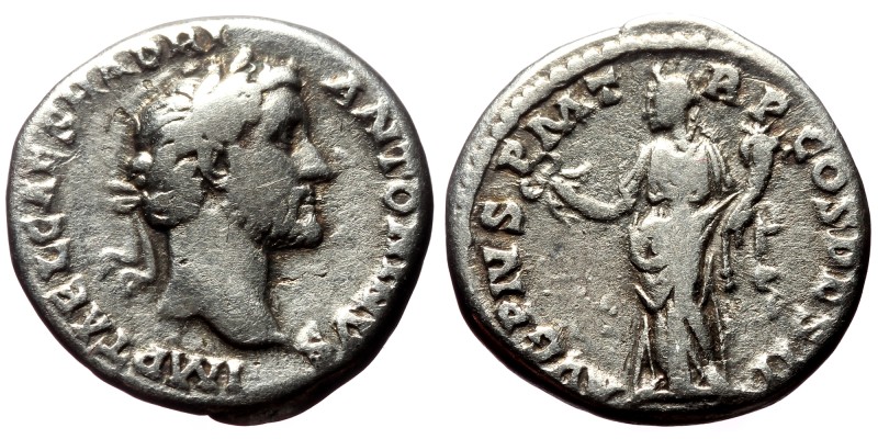 Antoninus Pius (138-161) AR Denarius (Silver, 17 mm, 3.40g), Rome, 138.
Obv: IM...