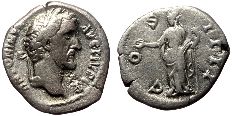 Antoninus Pius (138-161) AR Denarius (Silver, 2.72g, 19mm) Rome.
Obv: ANTONINVS...