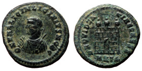 Licinius II as Caesar (317-324). AE, Follis. (Bronze, 2.93 g. 18mm.) Heraclea.
Obv: D N VAL LICIN LICINIVS NOB C. Bust of Licinius II, laureate, drape...