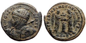 Constantine The Great (307/310-337), AE follis (Bronze, 19,8 mm, 2,79 g), Siscia, 318.
Obv: IMP CONSTAN - TINVS PF AVG, helmeted, cuirassed bust of C...