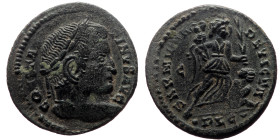 Constantine The Great (307-337). AE, Follis. (Bronze, 2.68 g. 18mm.) Lugdunum.
Obv: CONSTANTINVS AVG. Head of Constantine I, laureate, right.
Rev: SAR...