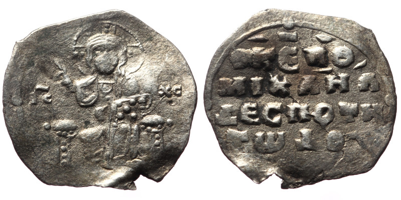 Michael VII Ducas, AR, Miliaresion (Silver, 1.12 g. 19mm.) Constantinople. 1071-...