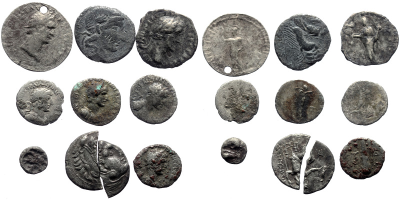 9 Ancient silver coins (Silver, 16,65g)