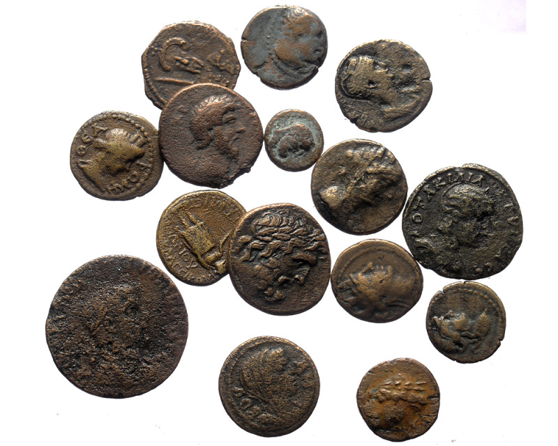 15 Ancient bronze coins (Bronze, 75.56g)