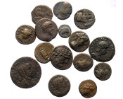 15 Ancient bronze coins (Bronze, 75.56g)