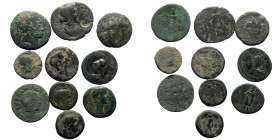 10 Ancient bronze coins (Bronze, 53.16g)