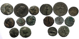 8 Ancient bronze coins (Bronze, 68,99g)