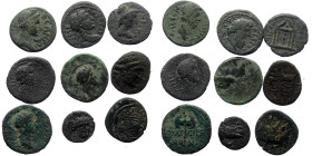 9 Ancient bronze coins (Bronze, 23.12g)