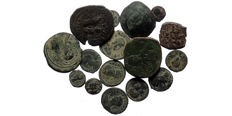 18 Ancient bronze coins (Bronze, 68.30g)