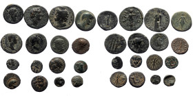 16 Ancient bronze coins (Bronze, 39,32g)