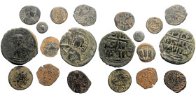9 ancient bronze coins (Bronze, 39,29g)