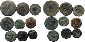 9 ancient bronze coins (Bronze, 86,36g)
