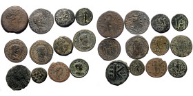 12 ancient bronze coins (Bronze, 70,39g)