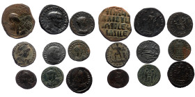 9 ancient Bronze coins (Bronze, 52,70g)