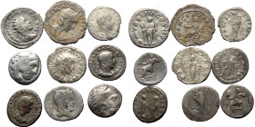 9 ancient silver coins (Bronze, 29,22g)