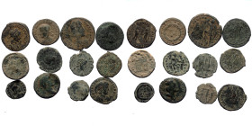 12 ancient silver coins (Bronze, 33,85g)