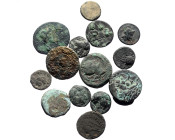 16 Greek bronze coins (Bronze, 31.16g)