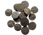 17 Greek bronze coins (Bronze, 123.71g)