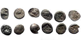 5 Greek silver coins (Silver, 5.20g)