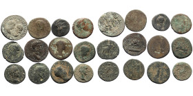 12 Roman Provincial coins (Bronze, 125,39g)