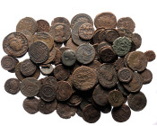 99 Roman Imperial bronze coins (Bronze, 200,10)