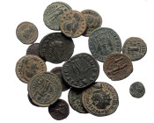 18 Roman Imperial bronze coins (Bronze, 45,58g)