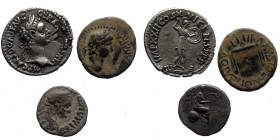 3 Roman bronze and silver coins (Silver and Bronze, 7,65g)