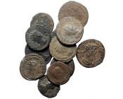 12 Roman Imperial bronze coins (Bronze, 24,78g)