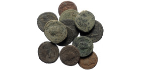 12 Roman Imperial bronze coins (Bronze, 45,34g)