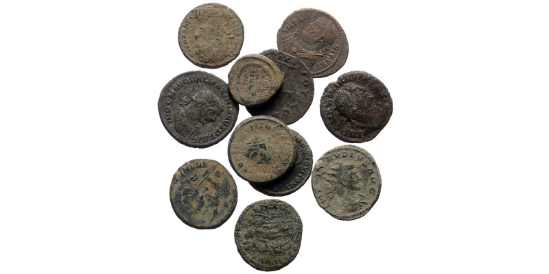 11 Roman Imperial bronze coins (Bronze, 37,32g)
