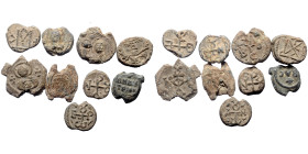 9 lead Byzantine seals (Lead, 71.38g)