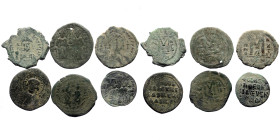 6 Byzantine AE coins (Bronze, 71,55g)