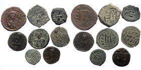 8 Byzantine bronze coins (Bronze, 73,10g)