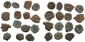 15 Byzantine bronze coins (Bronze, 27,26g)