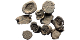 10 lead Byzantine seals (Lead, 90.70g)