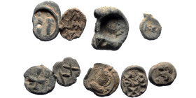 8 lead Byzantine seals (Lead, 32.60g)