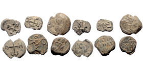 6 Byzantine lead seals (Lead, 51,29g)
