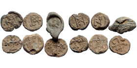 6 Byzantine lead seals (Lead, 48,20g)