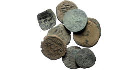 8 Byzantine bronze coins (Bronze, 82,47g)