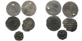 5 Medieval silver coins (Silver, 11,80g)