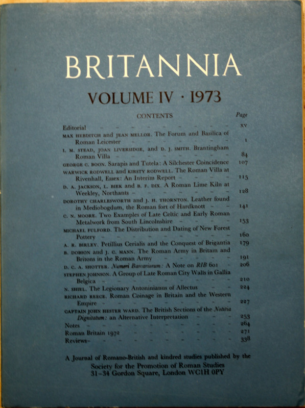 Britannia, Volume IV, 1973