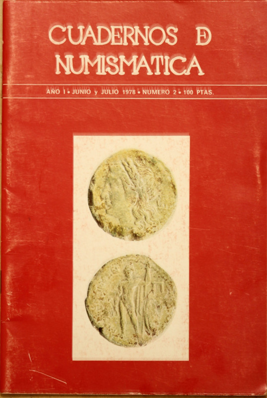 Cuadernos de Numismatica, ano I,Junio y Julio 1978, numero 2