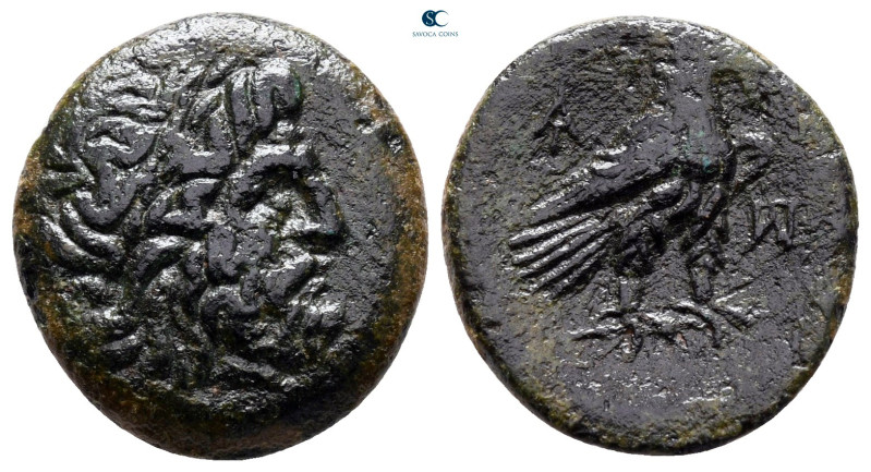 Macedon. Paroreia circa 187-168 BC. 
Bronze Æ

18 mm, 3,75 g



very fine...