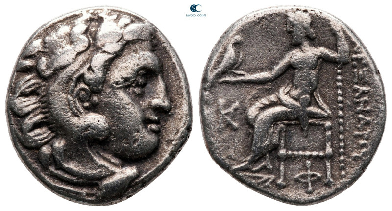 Kings of Macedon. Kolophon. Alexander III "the Great" 336-323 BC. 
Drachm AR
...