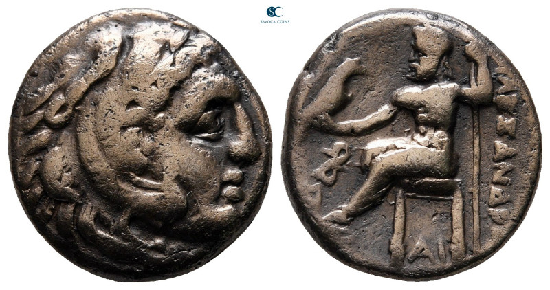 Kings of Macedon. Lampsakos. Alexander III "the Great" 336-323 BC. 
Drachm AR
...