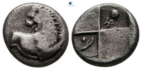 The Thracian Chersonese. Chersonesos circa 386-338 BC. Hemidrachm AR