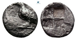 Asia Minor. Uncertain mint circa 500-400 BC. Hemiobol AR